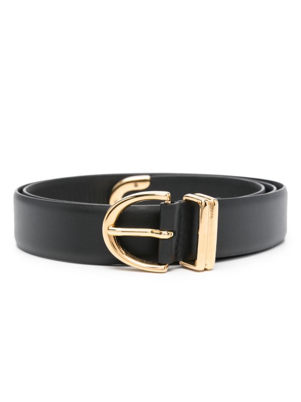 KHAITE black The Bambi leather belt | Browns Belts