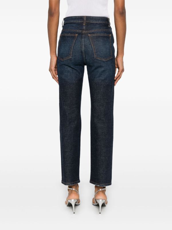 KHAITE Blue Abigail Jeans | Browns Straight-Leg Jeans