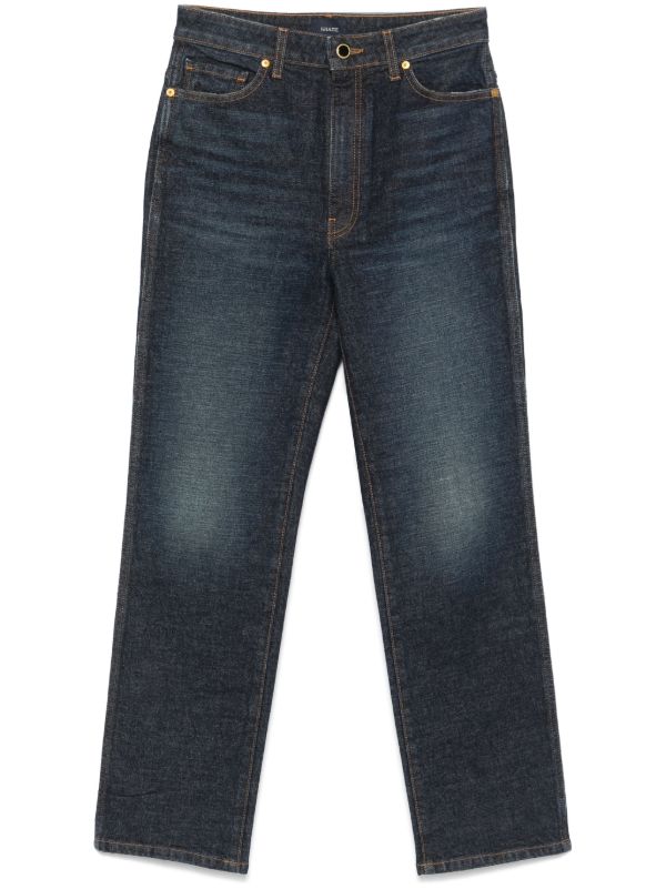 KHAITE Blue Abigail Jeans | Browns Straight-Leg Jeans