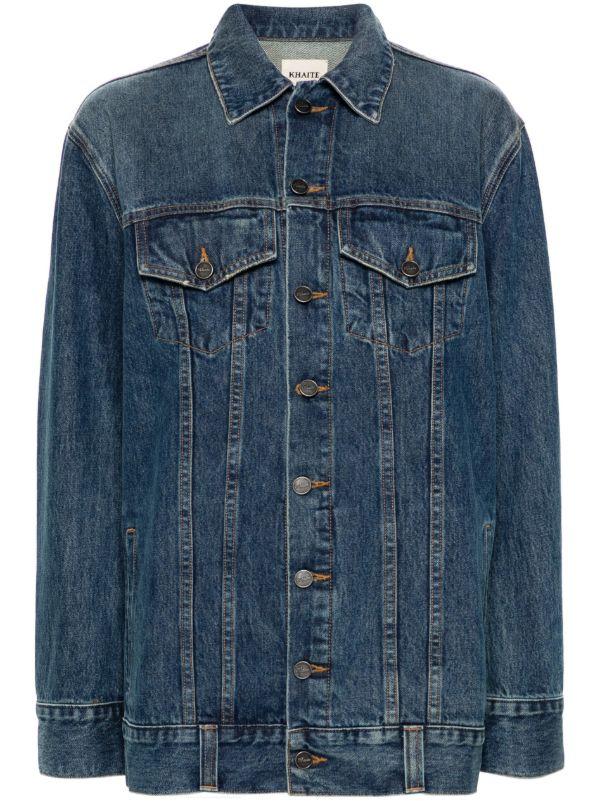 KHAITE Blue The Ross Denim Jacket | Browns Denim Jackets