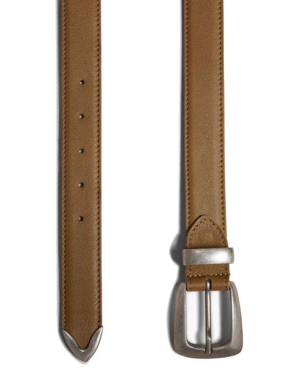 KHAITE Brown The Benny Leather Belt | Browns Belts