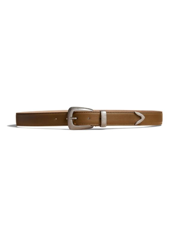 KHAITE Brown The Benny Leather Belt | Browns Belts