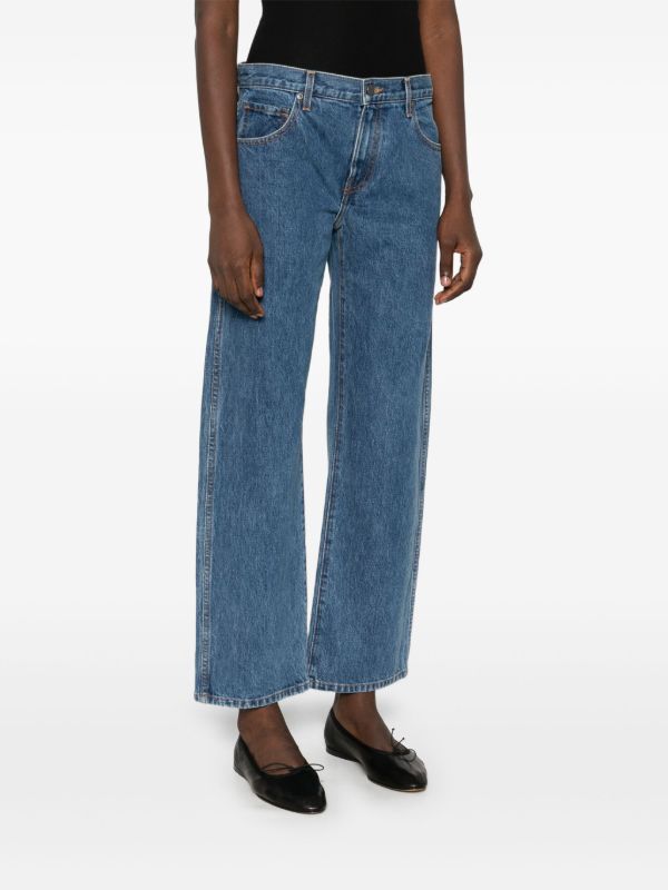 KHAITE Cotton Straight-Leg Jeans | Browns Straight-Leg Jeans