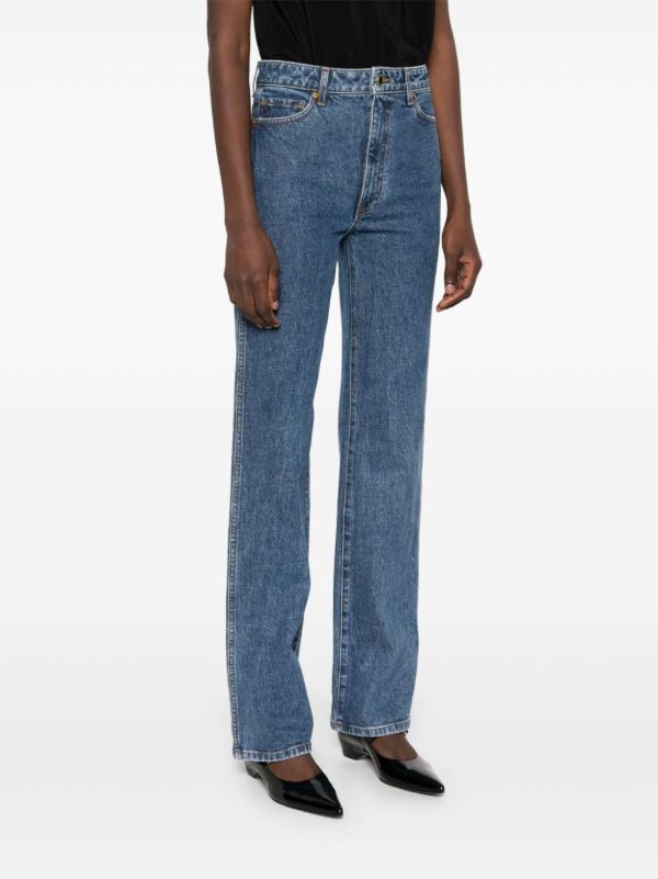 KHAITE Danielle Jeans | Browns Straight-Leg Jeans