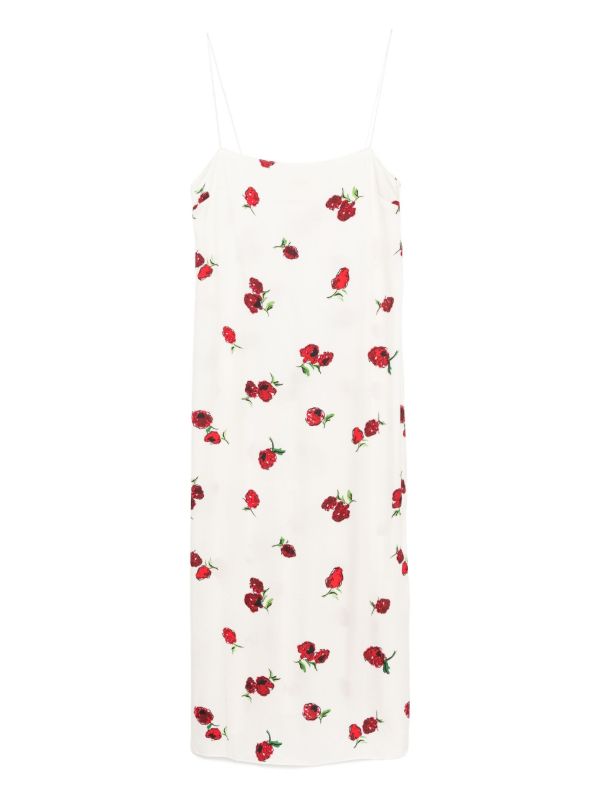 KHAITE floral-print dress | Browns Day Dresses