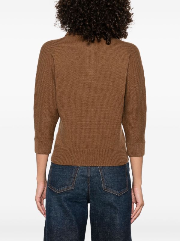 KHAITE Herve Polo Sweater | Browns Knitted Sweaters