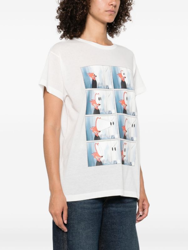 KHAITE Maeve Cartoon-print T-shirt | Browns T-Shirts & Jersey Shirts