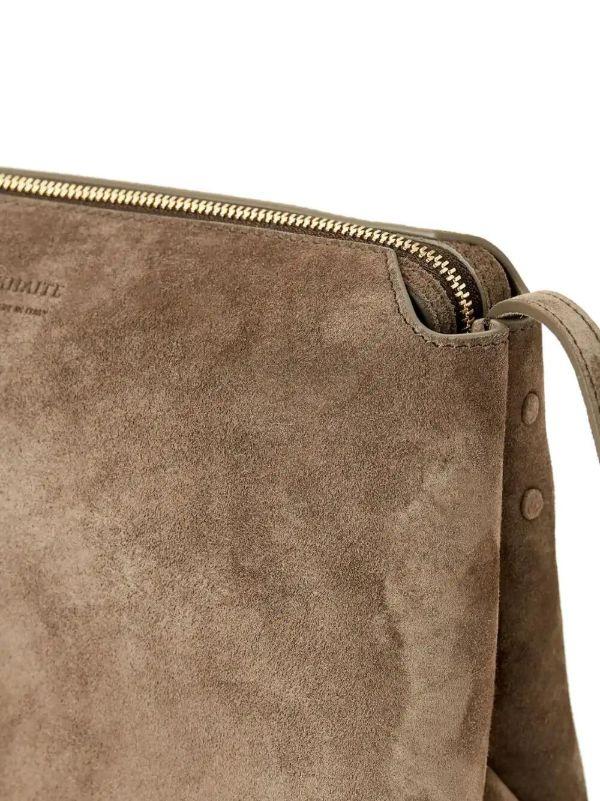 KHAITE Medium Lina Suede Crossbody Bag | Browns Messenger & Crossbody Bags