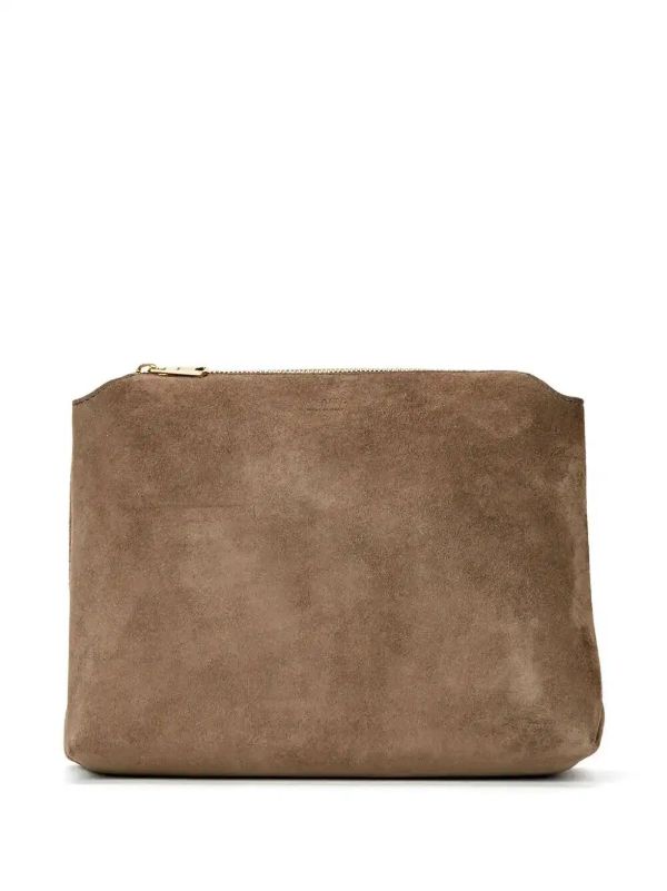 KHAITE medium Lina suede crossbody bag | Browns Messenger & Crossbody Bags