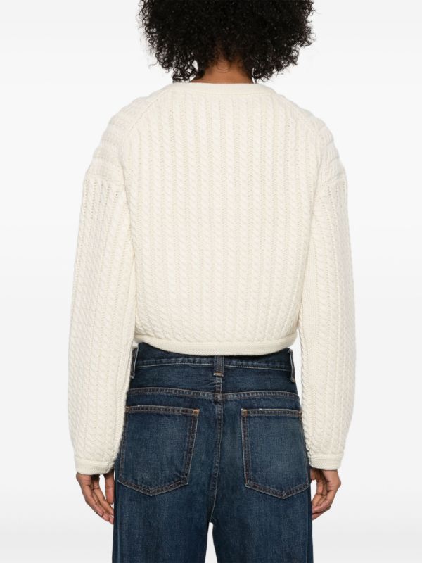 KHAITE Neutral Balser Cardigan | Browns Cardigans