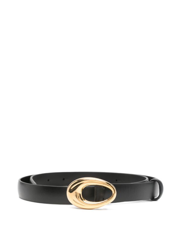 KHAITE oval-buckle leather belt | Browns Belts