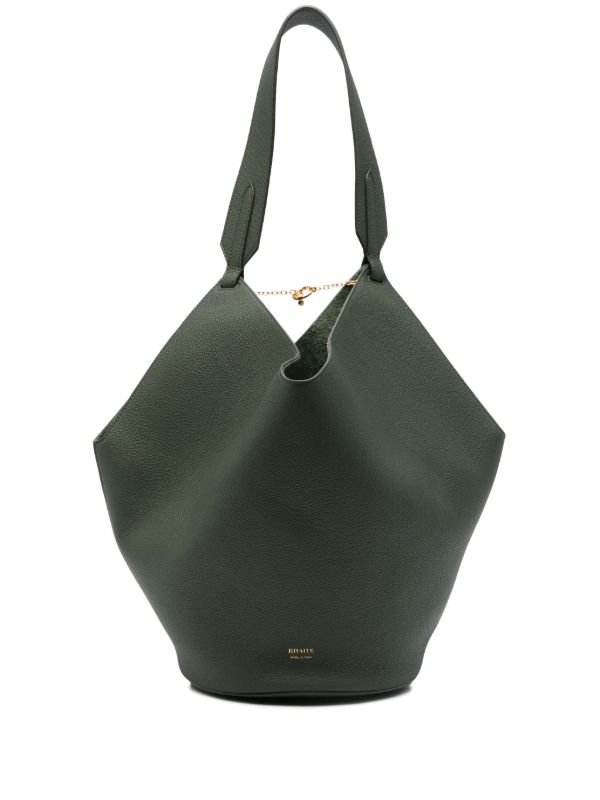 KHAITE small Lotus bucket bag | Browns Bucket Bags