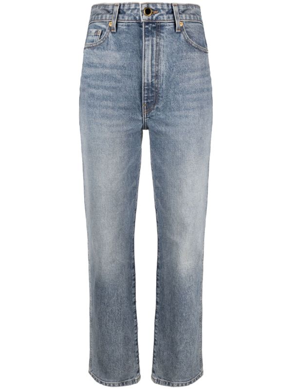 KHAITE The Abigail straight-leg jeans | Browns Straight-Leg Jeans