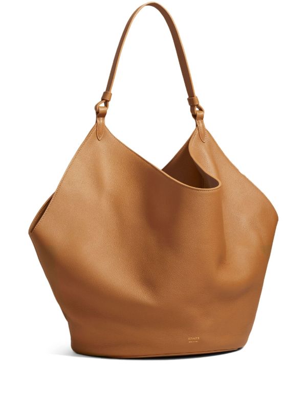 KHAITE The Medium Lotus leather tote bag | Browns Top Handle Bags