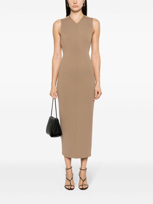 KHAITE The Teri Midi Dress | Browns Day Dresses