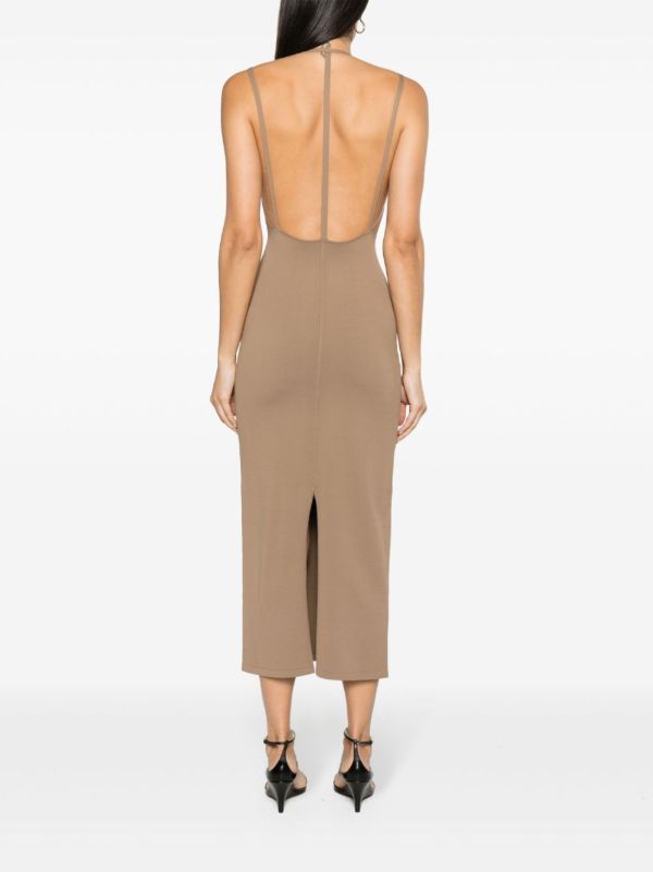 KHAITE The Teri Midi Dress | Browns Day Dresses