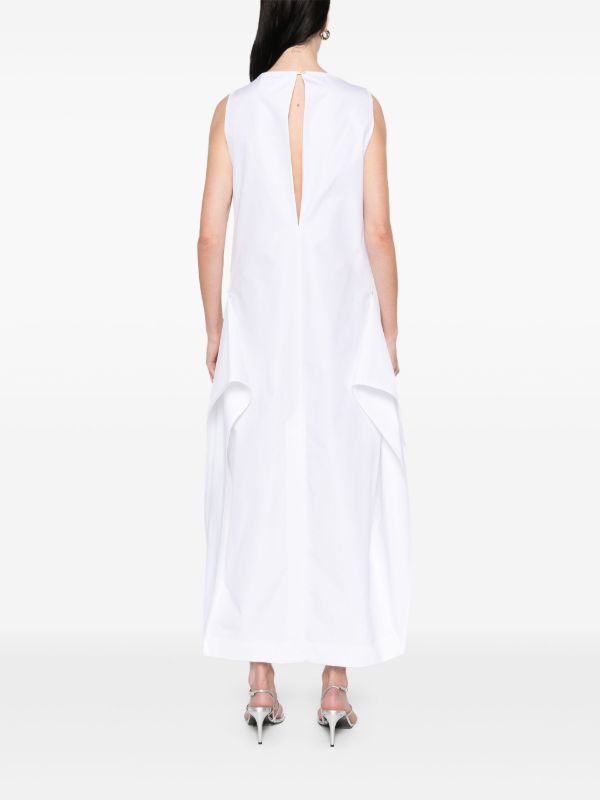KHAITE White Kenith Maxi Dress | Browns Day Dresses