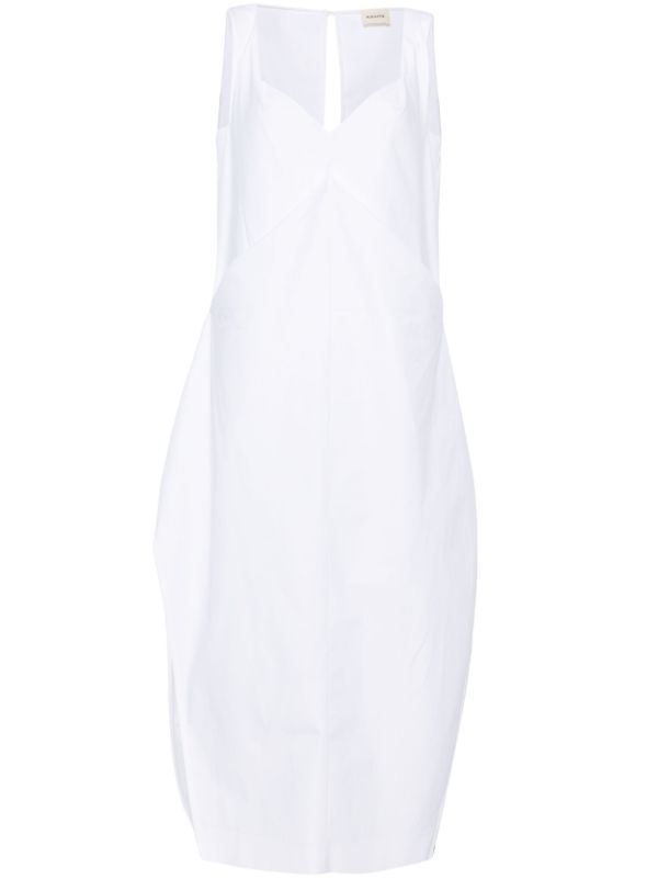 KHAITE White Kenith Maxi Dress | Browns Day Dresses