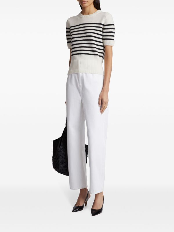 KHAITE White Luphia Cashmere Knitted Top | Browns Knitted Tops