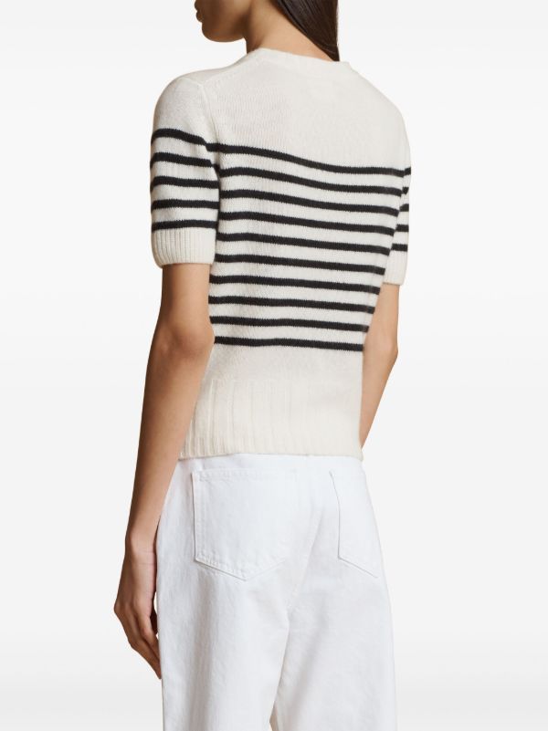 KHAITE White Luphia Cashmere Knitted Top | Browns Knitted Tops