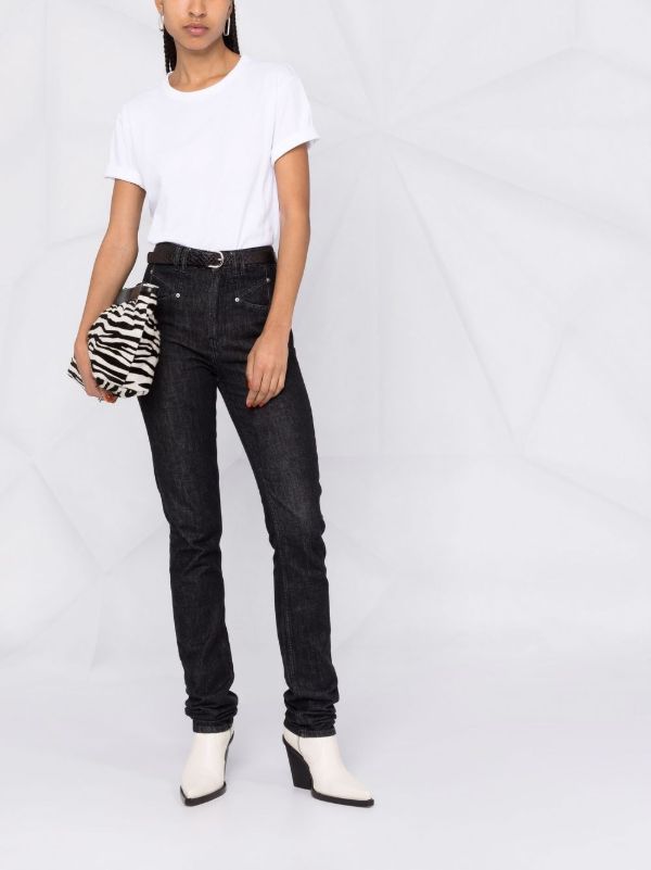 KHAITE White Mae T-Shirt | Browns T-Shirts & Jersey Shirts