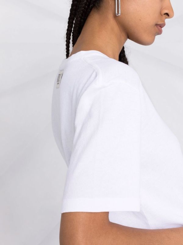 KHAITE White Mae T-Shirt | Browns T-Shirts & Jersey Shirts