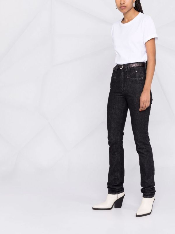 KHAITE White Mae T-Shirt | Browns T-Shirts & Jersey Shirts