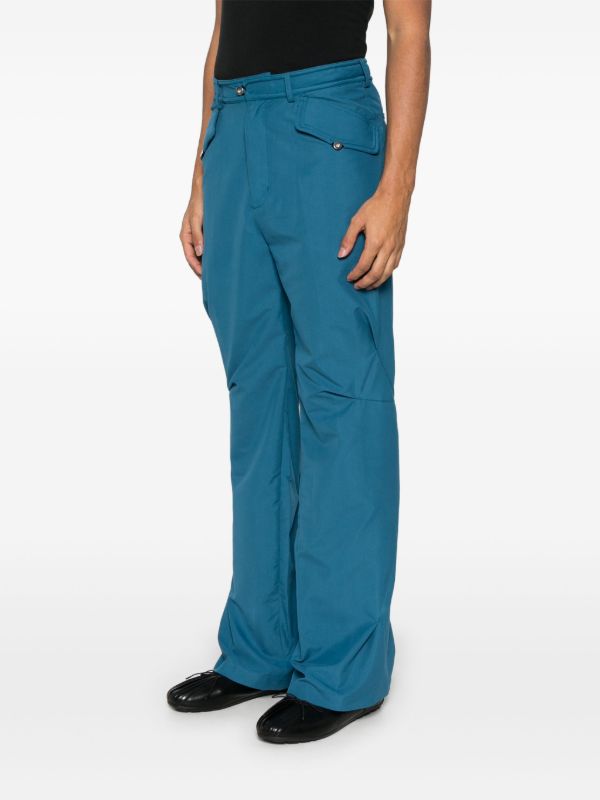 Kiko Kostadinov Blue Alec Trousers | Browns Regular-Fit & Straight Leg Pants