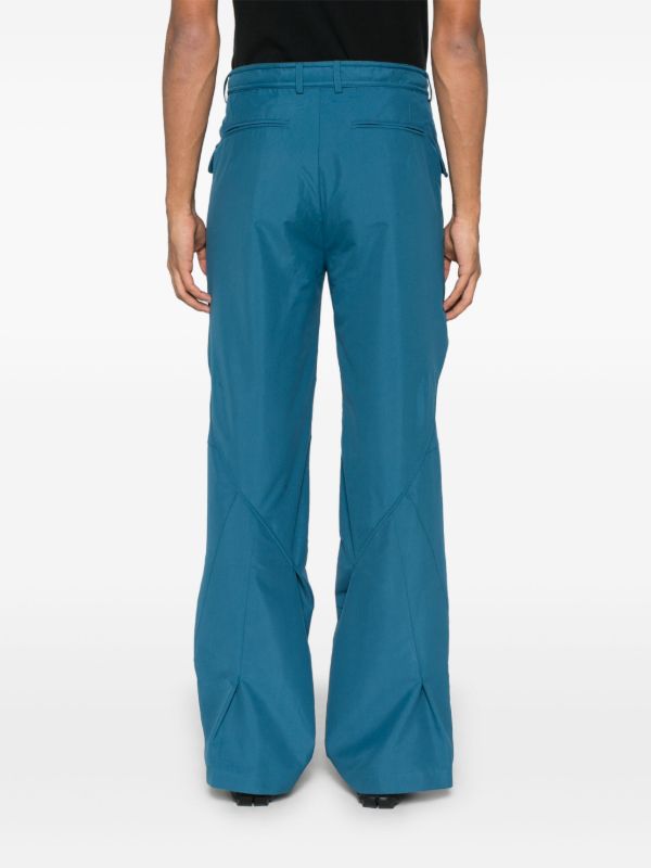 Kiko Kostadinov Blue Alec Trousers | Browns Regular-Fit & Straight Leg Pants