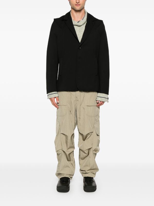 Kiko Kostadinov Buttoned Single-Breasted Blazer | Browns Blazers