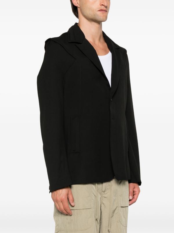 Kiko Kostadinov Buttoned Single-Breasted Blazer | Browns Blazers