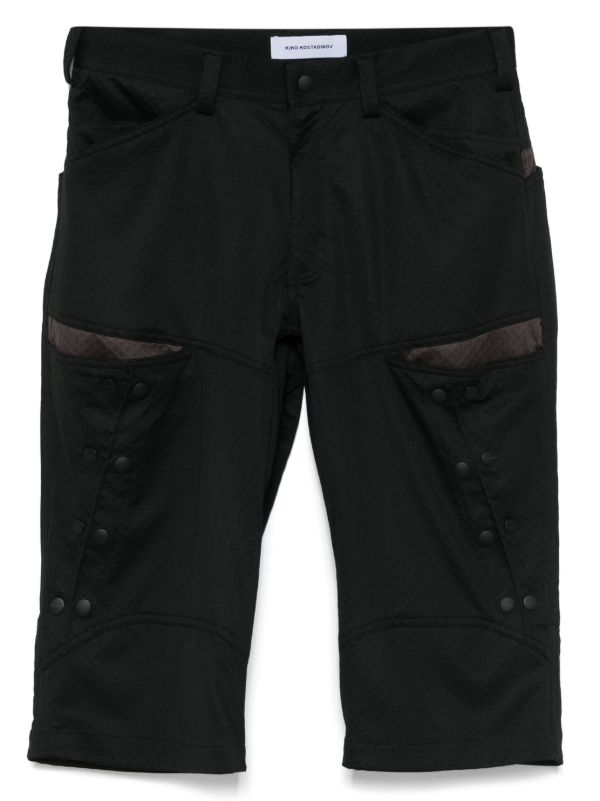 Kiko Kostadinov Inex Snap shorts | Browns Bermuda Shorts