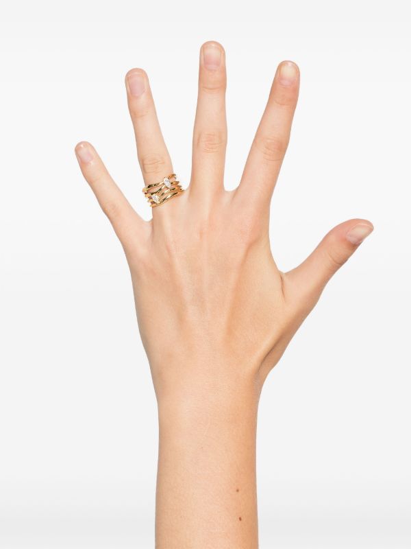 Kimaï 18K Recycled Yellow Gold Nova Diamond Ring | Browns Fine Rings