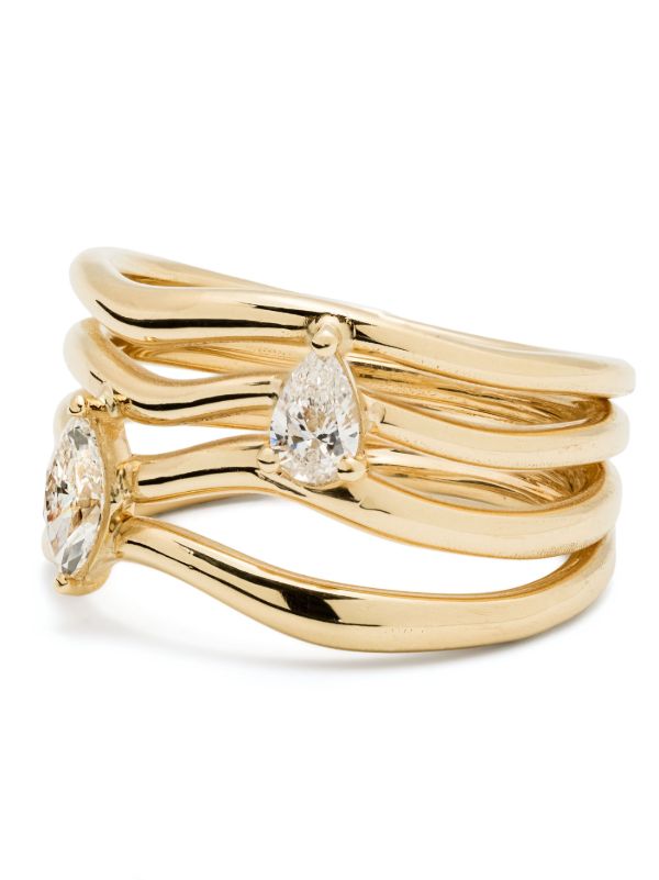 Kimaï 18K Recycled Yellow Gold Nova Diamond Ring | Browns Fine Rings