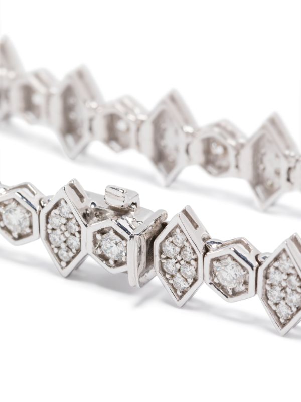Kolours 18K White Gold Diamond Bracelet | Browns Fine Bracelets