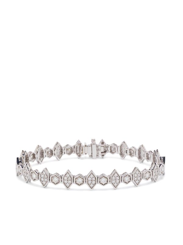 Kolours 18K White Gold Diamond Bracelet | Browns Fine Bracelets