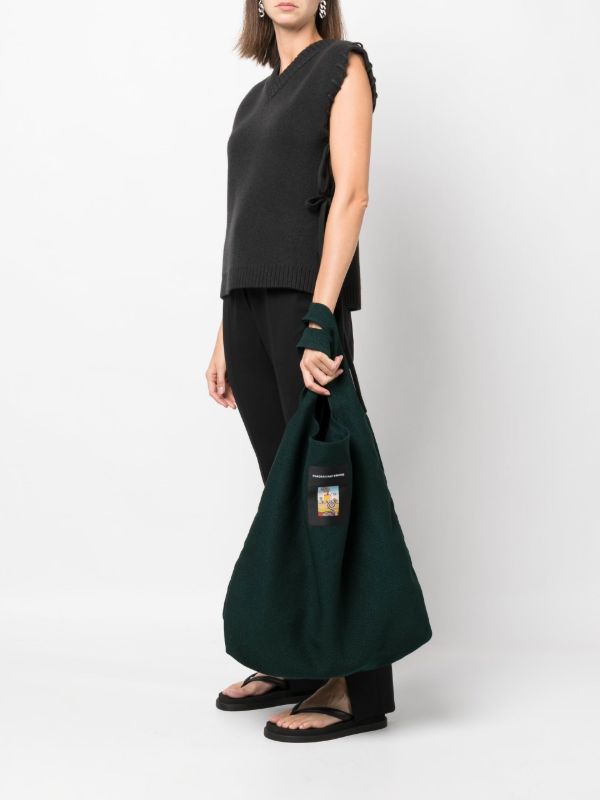 Kvadrat X Raf Simons Green Vidar Large Tote Bag | Browns Tote Bags