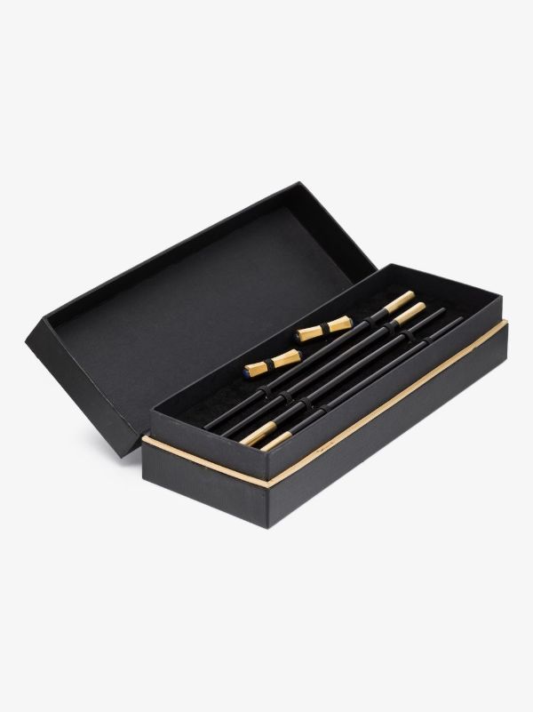 L'Objet Black zen chopstick set | Browns Cutlery