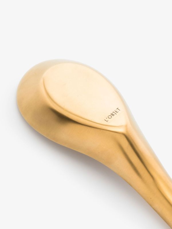 L'Objet Gold-Plated Zen Rice Spoon | Browns Cutlery
