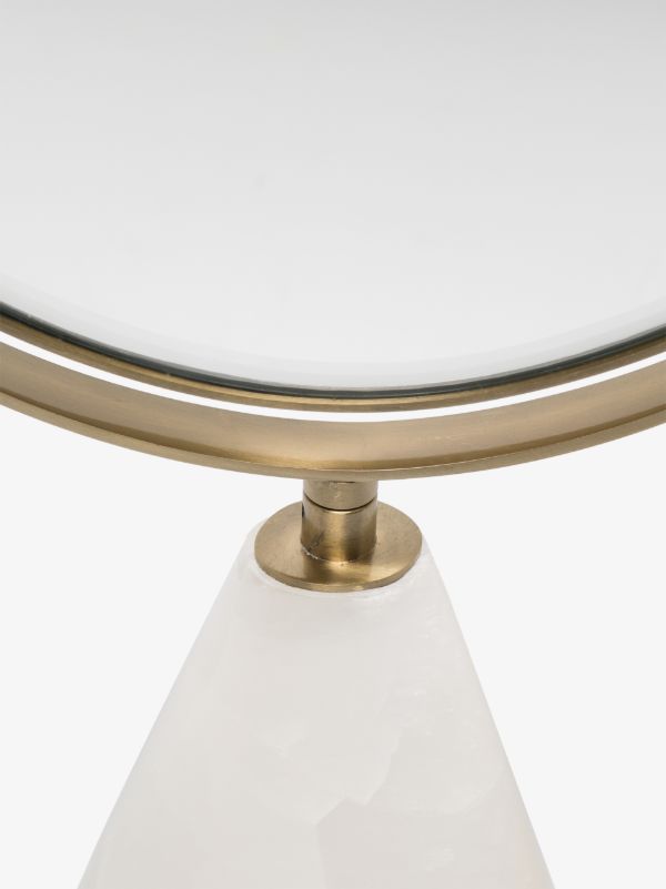 L'Objet Gold Tone Lito Vanity Mirror | Browns Mirrors