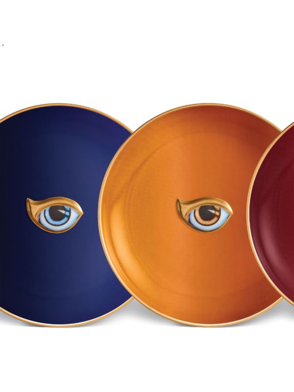 L'Objet Lito Plates (set Of Four) | Browns Plates & Bowls