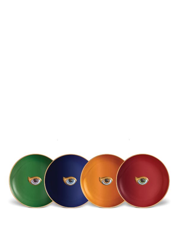 L'Objet Lito plates (set of four) | Browns Plates & Bowls