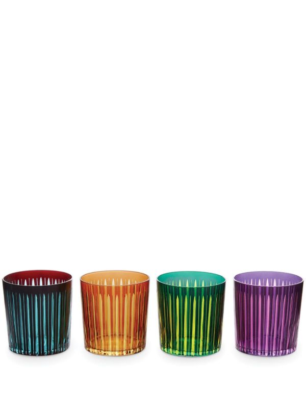 L'Objet purple Prism glass set | Browns Glassware