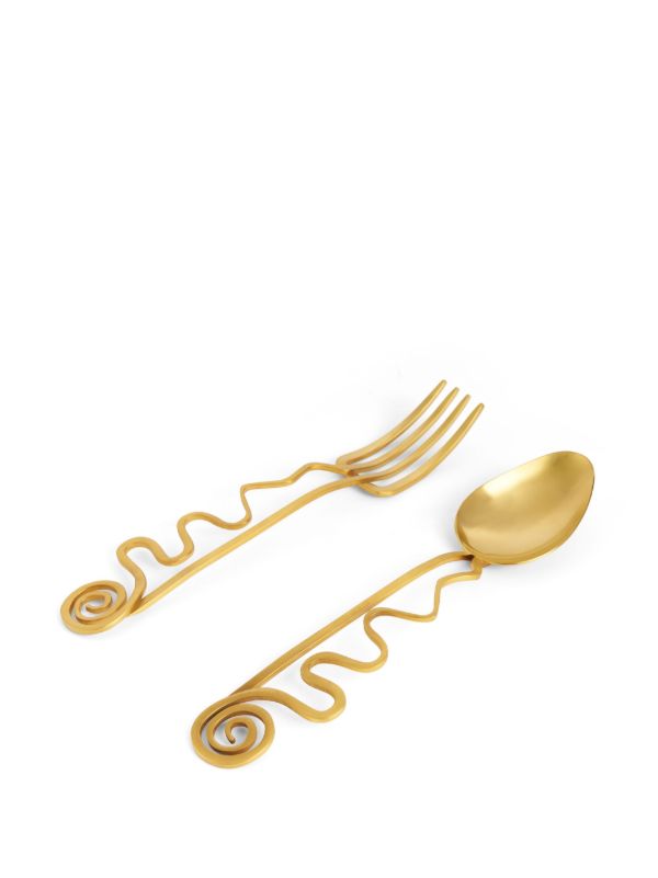 L'Objet Spirale Serving Set (set Of Two) | Browns Cutlery