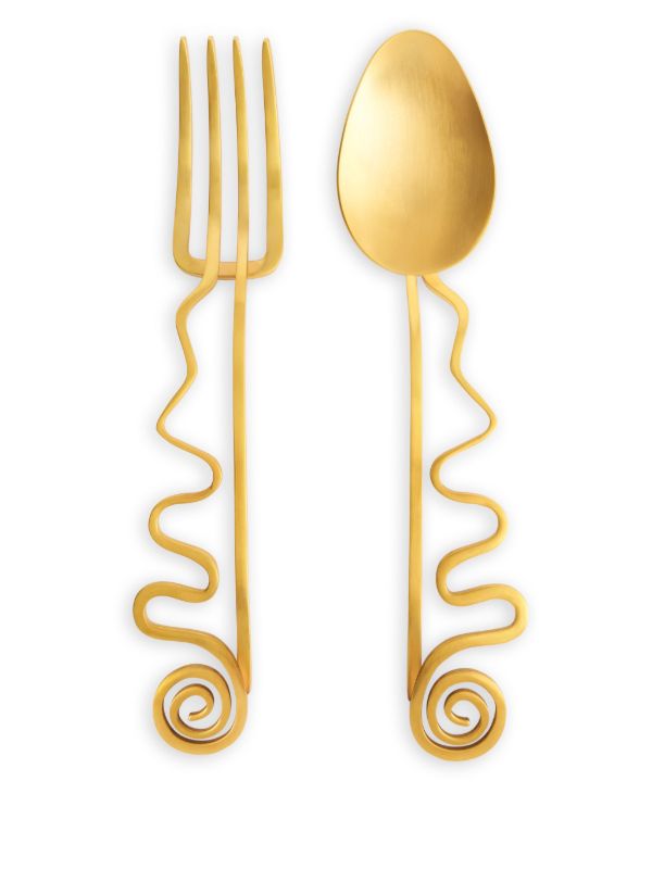 L'Objet Spirale serving set (set of two) | Browns Cutlery