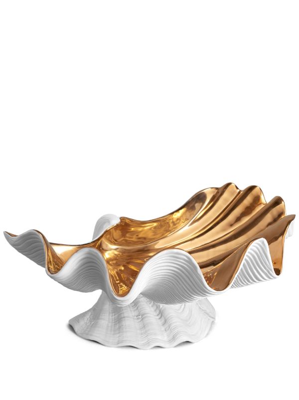 L'Objet white Neptune XL porcelain bowl | Browns Plates & Bowls