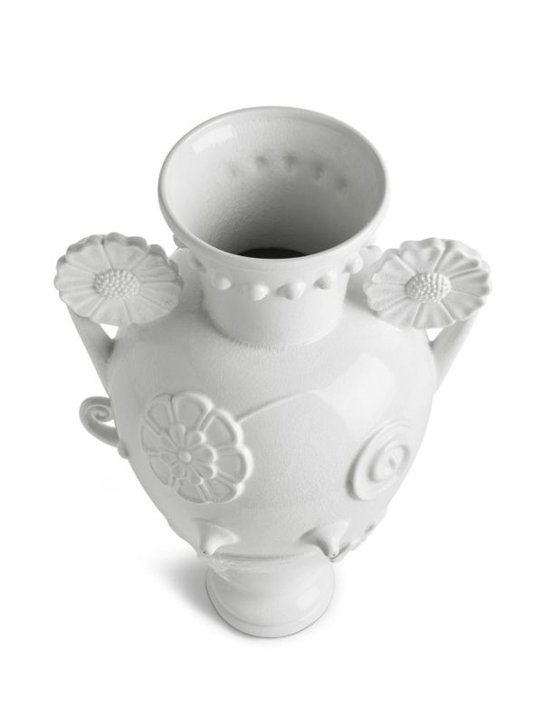 L'Objet White Pantheon Persephone Porcelain Vase | Browns Vases