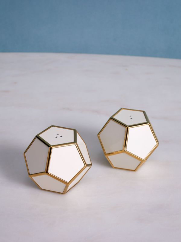 L'Objet White Pentagonal Spice Jewels | Browns Kitchen Accessories