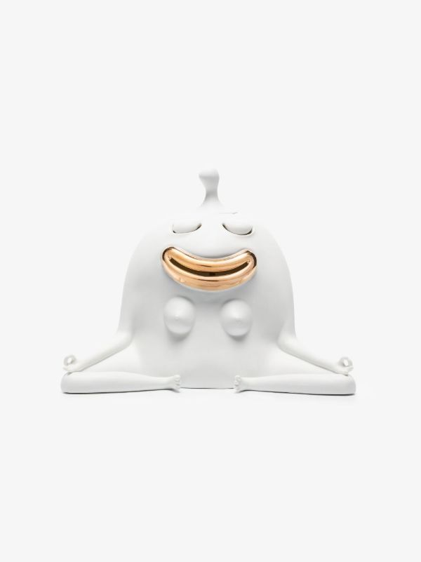 L'Objet X Haas Brothers white Meditator Incense Burner | Browns Diffusers