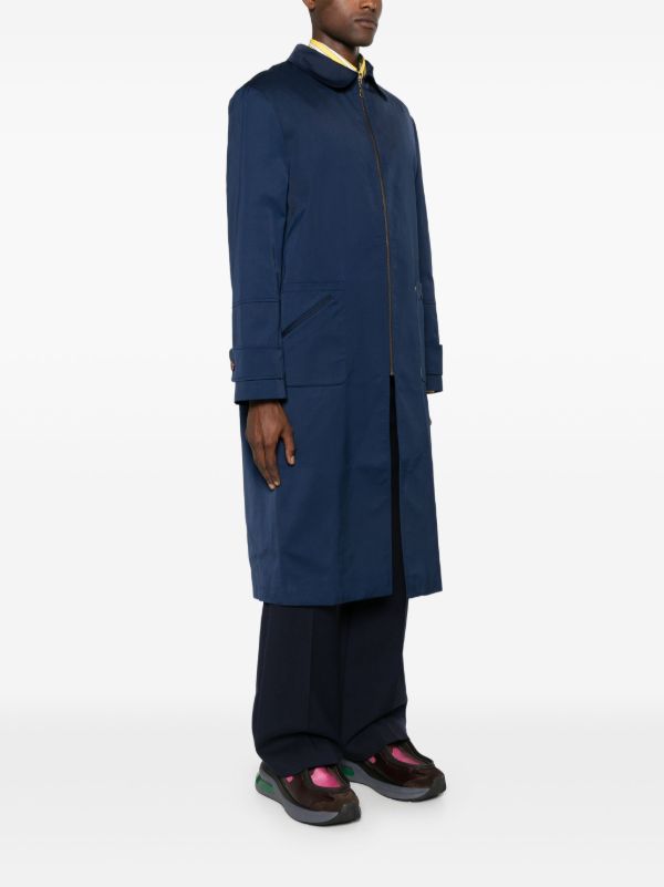 Labrum London Blue Zip-Up Shell Coat | Browns Single Breasted Coats